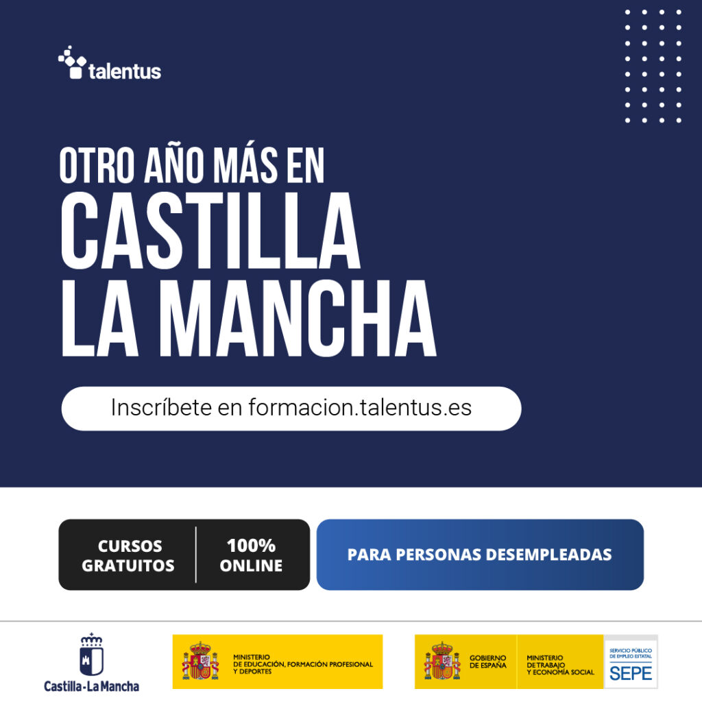 informacion de que talentus repite en castilla la mancha para cursos gratuitos y 100% online